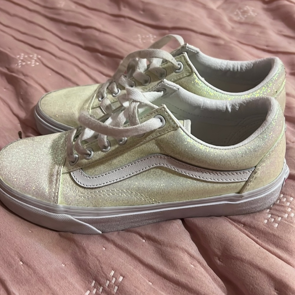 Brand new glitter old school vans